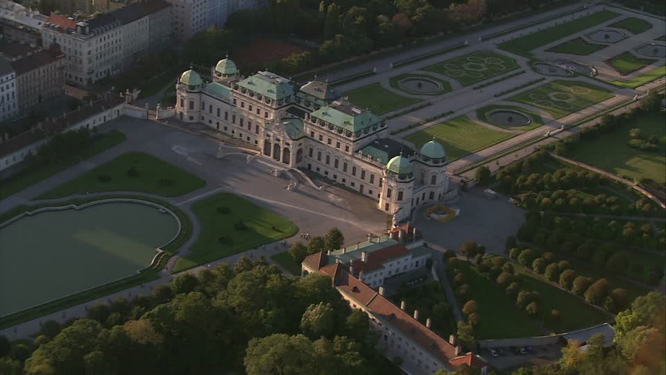 Baroque Belvedere Palace Vienna
