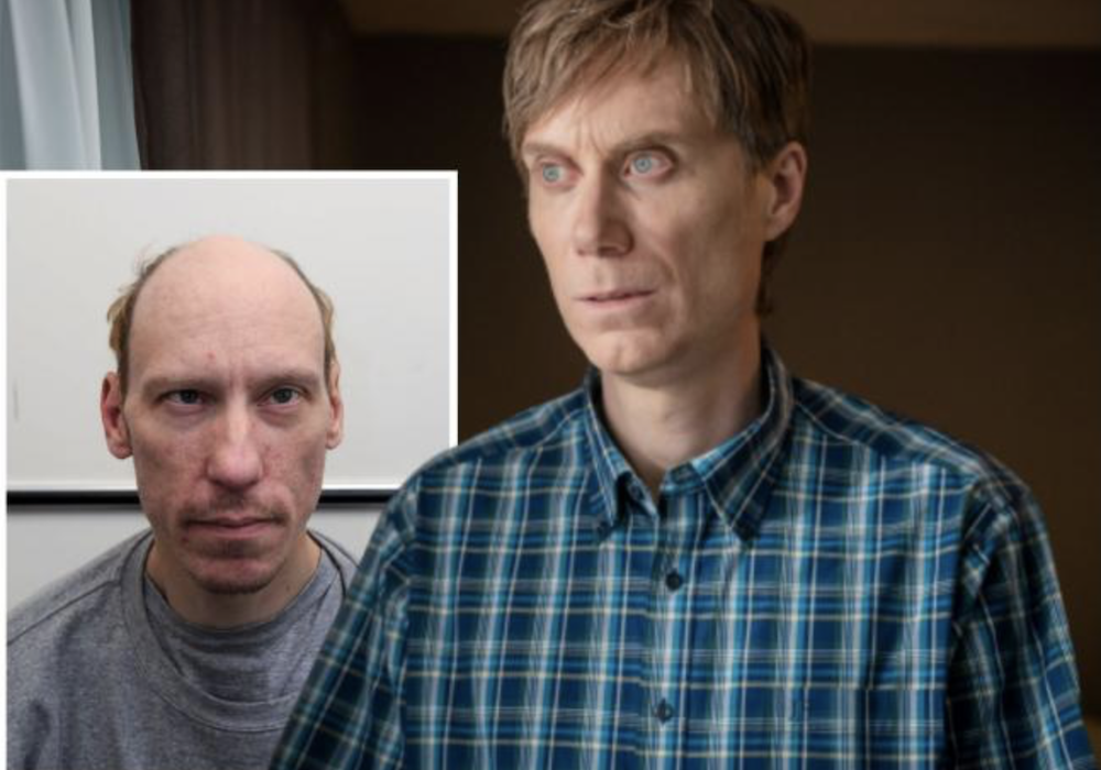 Stephen Merchant stars as Stephen Port (inset) in the BBC drama Four Lives