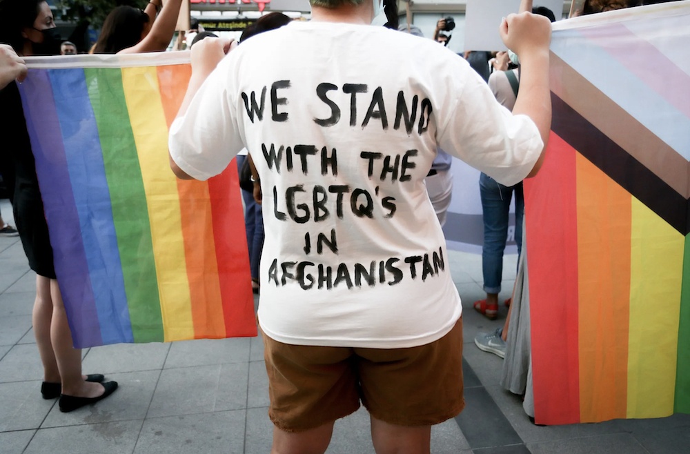 Image depicting solidarity with gay and lesbian Afghans