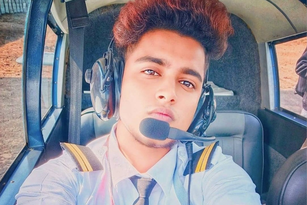 Adam Harry India's first transman pilot