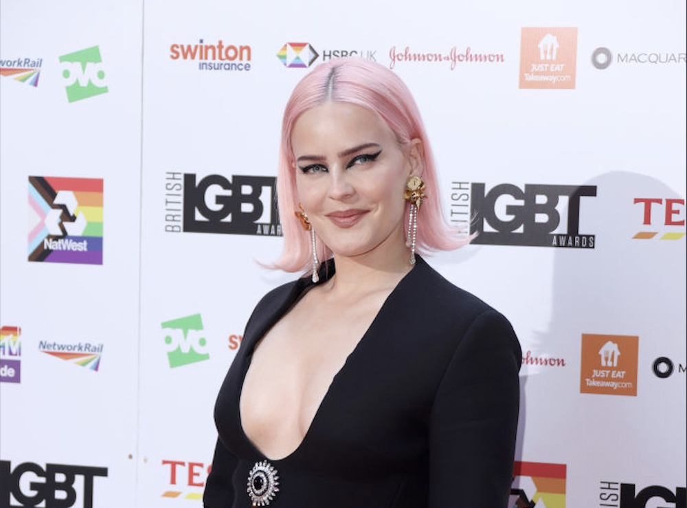 Singer Anne-Marie at the British LGBT Awards