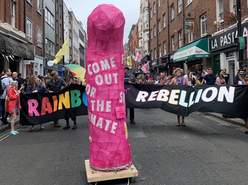 Rainbow Rebellion demo in Soho